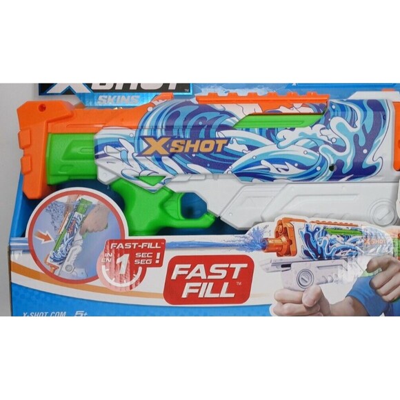 X Shot Skins Fast Fill Water Gun - Blazer - Holds 500ml : Fire Up To 33 Feet NEW - Picture 2 of 4